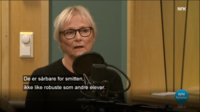Nina Tollefsen understreket i debatt på NRK at dårlig atferd hos elever "smitter".